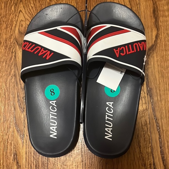 NWT Nautical Slides - Picture 2 of 4